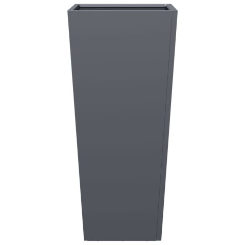 DONICA OGRODOWA ANTRACYTOWA 35X35X75CM STALOWA