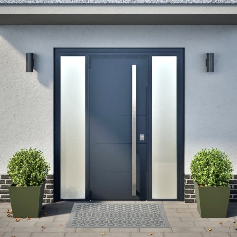 DONICE OGRODOWE 2 SZT. OLIWKOWOZIELONE 40X40X40CM STALOWE