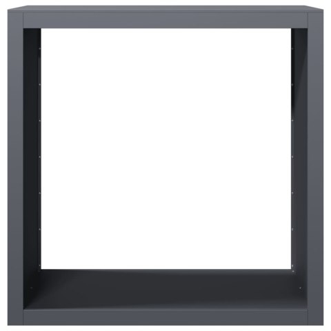 STOJAK NA DREWNO OPAŁOWE ANTRACYT 100X40X100CM STALOWY