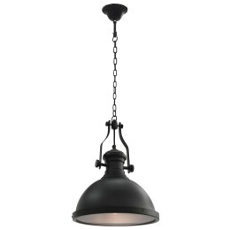 LAMPA SUFITOWA CZARNA OKRĄGŁA E27