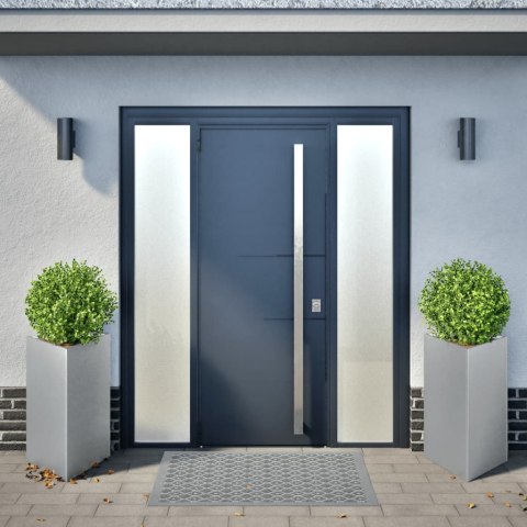 DONICE OGRODOWE 2 SZT. TRÓJKĄTNE 50X43X75CM GALWANIZOWANE