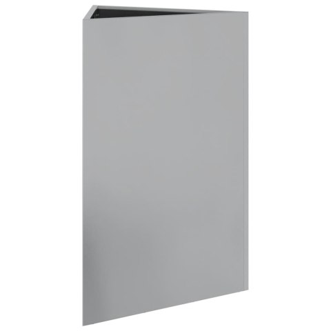 DONICE OGRODOWE 2 SZT. TRÓJKĄTNE 50X43X75CM GALWANIZOWANE