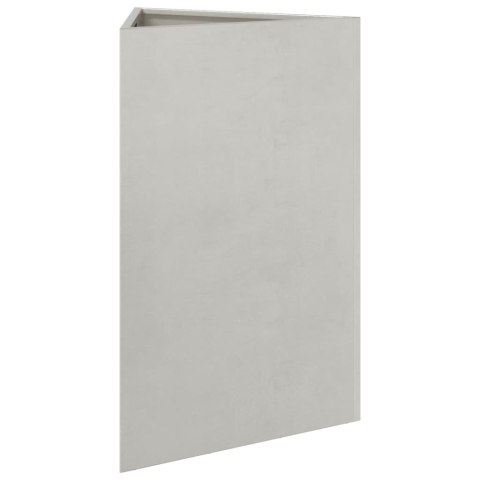 DONICE OGRODOWE 2 SZT. TRÓJKĄTNE 50X43X75CM STAL NIERDZEWNA