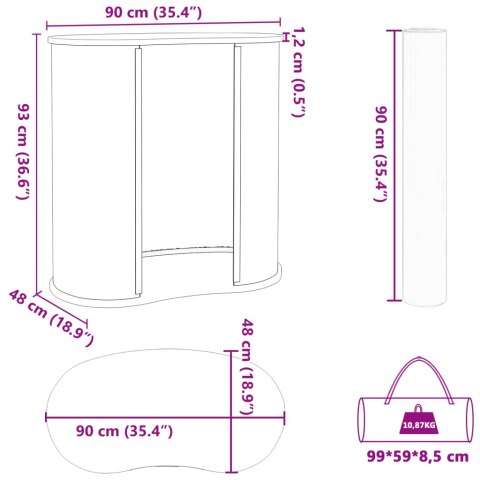 LADA TARGOWA SKŁADANA 90X48X93CM