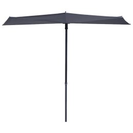 MADISON PARASOL SUN WAVE 270X 150CM SZARY PAC3P014