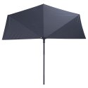 MADISON PARASOL SUN WAVE 270X 150CM SZARY PAC3P014