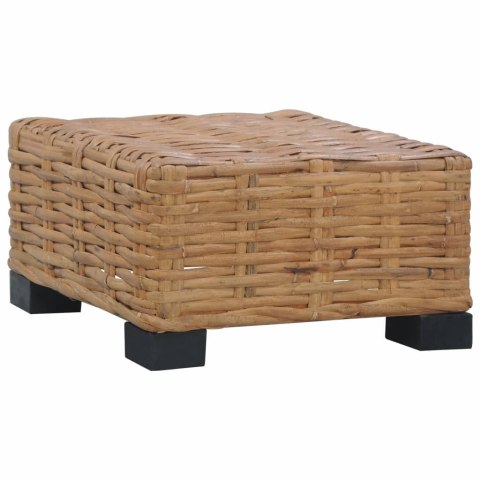 STOLIK KAWOWY 47X 47X 28CM NATURALNY RATTAN