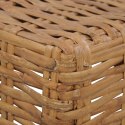 STOLIK KAWOWY 47X 47X 28CM NATURALNY RATTAN