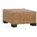 STOLIK KAWOWY 47X 47X 28CM NATURALNY RATTAN