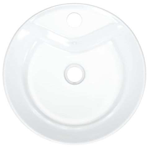 UMYWALKA BIAŁA 40X14,5CM CERAMICZNA OKRĄGŁA