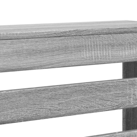 OSŁONA NA GRZEJNIK KALORYFER SZARY DĄB SONOMA 149X20X82CM