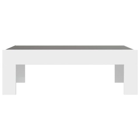 STOLIK KAWOWY Z LED INFINITY BIAŁY 90X50X30CM