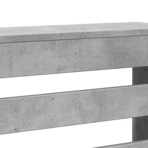 OSŁONA NA GRZEJNIK KALORYFER SZAROŚĆ BETONU 149X20X82CM