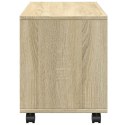 SZAFKA NA KÓŁKACH DĄB SONOMA 72X33X42,5CM