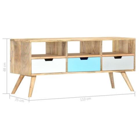 SZAFKA POD TV 110X35X48CM DREWNO MANGO