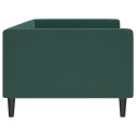 SOFA Z FUNKCJĄ SPANIA CIEMNOZIELONA 90X200CM AKSAMITNA