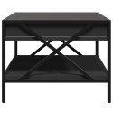 STOLIK KAWOWY Z LED INFINITY CZARNY 70X50X38CM