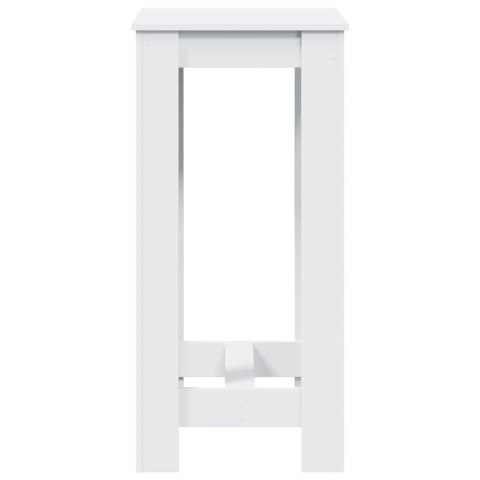 STOLIK BAROWY BIAŁY 51X50X103,5CM