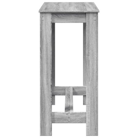 STOLIK BAROWY SZARY DĄB SONOMA 102X50X103,5CM