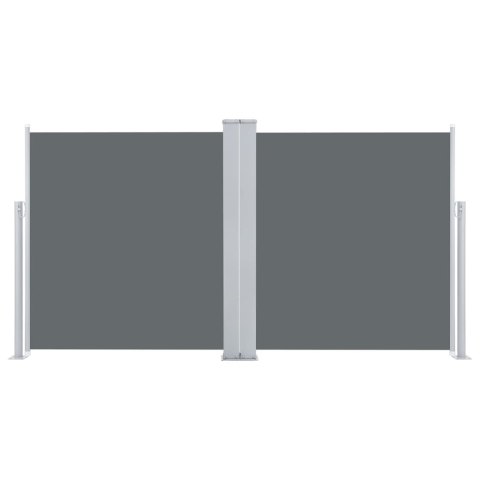 ZWIJANA MARKIZA BOCZNA ANTRACYTOWA 120X 600CM