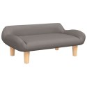 LEGOWISKO SOFA KANAPA DLA PSA KOLOR TAUPE 70X40X24CM OBITE TKANINĄ