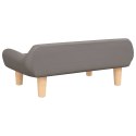 LEGOWISKO SOFA KANAPA DLA PSA KOLOR TAUPE 70X40X24CM OBITE TKANINĄ