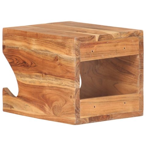 UCHWYT ŚCIENNY NA ROWER 35X25X25CM LITE DREWNO AKACJOWE