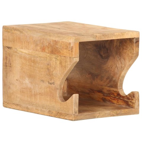 UCHWYT ŚCIENNY NA ROWER 35X25X25CM LITE SUROWE DREWNO MANGO