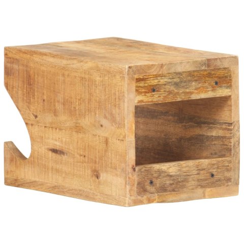 UCHWYT ŚCIENNY NA ROWER 35X25X25CM LITE SUROWE DREWNO MANGO