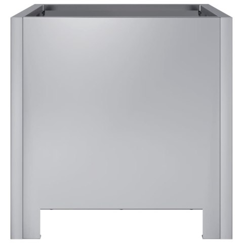 DONICE OGRODOWE 2 SZT. 30X30X30CM STAL GALWANIZOWANA