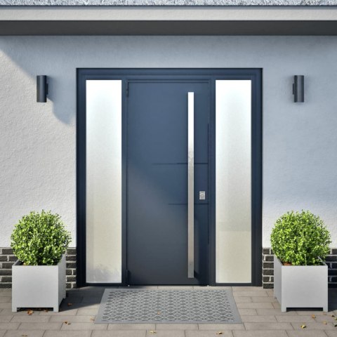 DONICE OGRODOWE 2 SZT. 40X40X40CM STAL GALWANIZOWANA