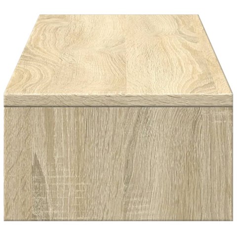 PODSTAWKA POD MONITOR Z SZUFLADAMI DĄB SONOMA 100X27X15CM