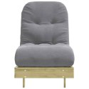 SOFA ROZKŁADANA TYPU FUTON Z MATERACEM 60X206X11CM SOSNOWA