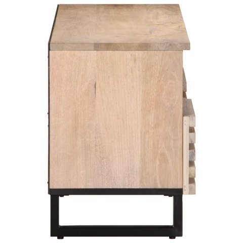 SZAFKA POD TELEWIZOR 100X34X46CM LITE DREWNO MANGO