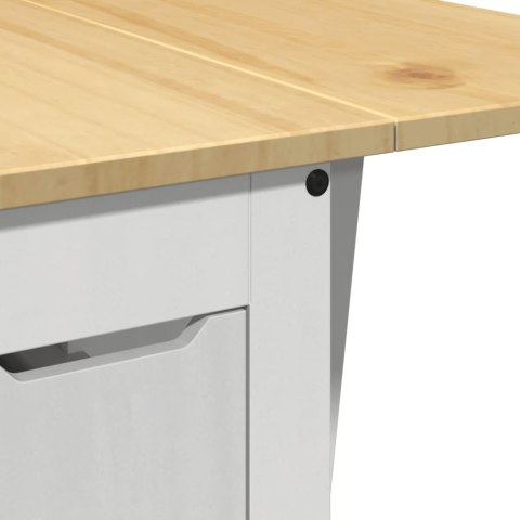 5-CZ. ZESTAW MEBLI JADALNIANYCH CORONA SKŁADANY BIAŁY