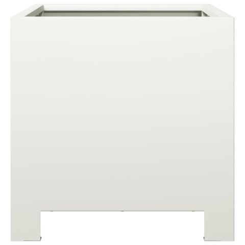 DONICA OGRODOWA BIAŁA 30X30X30CM STALOWA