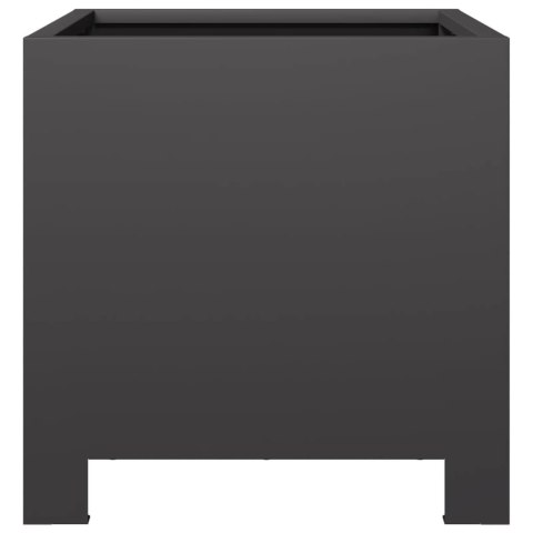 DONICA OGRODOWA CZARNA 30X30X30CM STALOWA