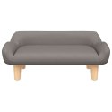 SOFA DLA DZIECI KOLOR TAUPE 70X40X24CM OBITA TKANINĄ