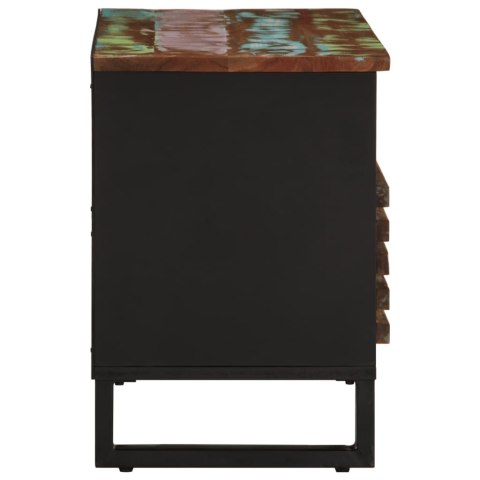 SZAFKA POD TELEWIZOR 80X34X46CM LITE DREWNO AKACJOWE