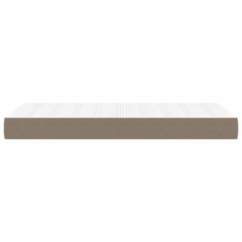 MATERAC KIESZENIOWY TAUPE 120X190X20CM TKANINA