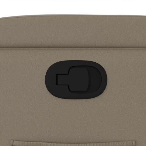 FOTEL ROZKŁADANY CAPPUCCINO SZTUCZNA SKÓRA