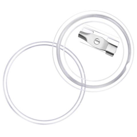 PRZYPINKI Z ZAPIĘCIAMI 100 SZT. AKRYL 25MM DIY GADŻETY EVENTY