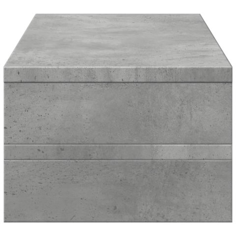 PODSTAWKA POD MONITOR SZAROŚĆ BETONU 54X22X15CM