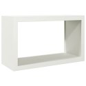 STOJAK NA DREWNO OPAŁOWE BIAŁY 100X40X60CM STALOWY