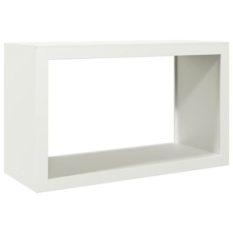 STOJAK NA DREWNO OPAŁOWE BIAŁY 100X40X60CM STALOWY