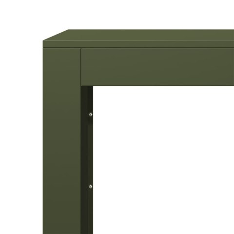 STOJAK NA DREWNO OPAŁOWE ZIELONY 100X40X60CM STALOWY