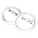 PRZYPINKI Z ZAPIĘCIAMI 100 SZT. AKRYL 37MM DIY GADŻETY EVENTY