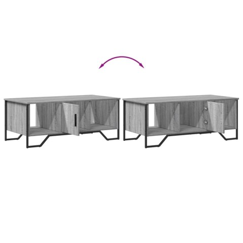 STOLIK KAWOWY SZARY DĄB SONOMA 100X51X40CM