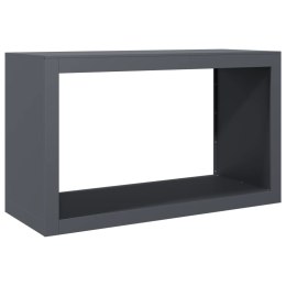 STOJAK NA DREWNO OPAŁOWE ANTRACYTOWY 100X40X60CM STALOWY