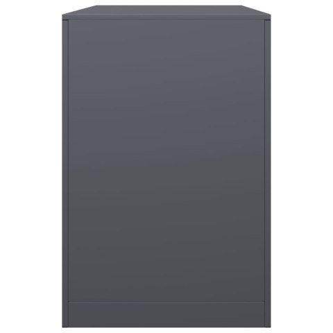 STOJAK NA DREWNO OPAŁOWE ANTRACYTOWY 100X40X60CM STALOWY